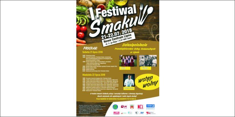 I Festiwal Smaku - 21-22 lipca, Nowe Centrum Lipna