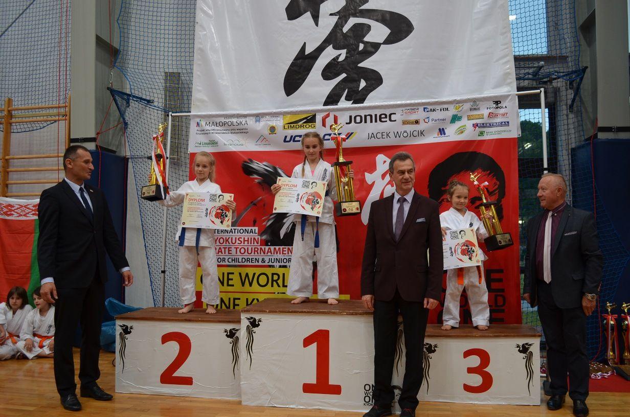 Zdj. nr. 2. Międzynarodowy Turniej Karate Kyokushin Dzieci i Młodzieży One World One Kyokushin