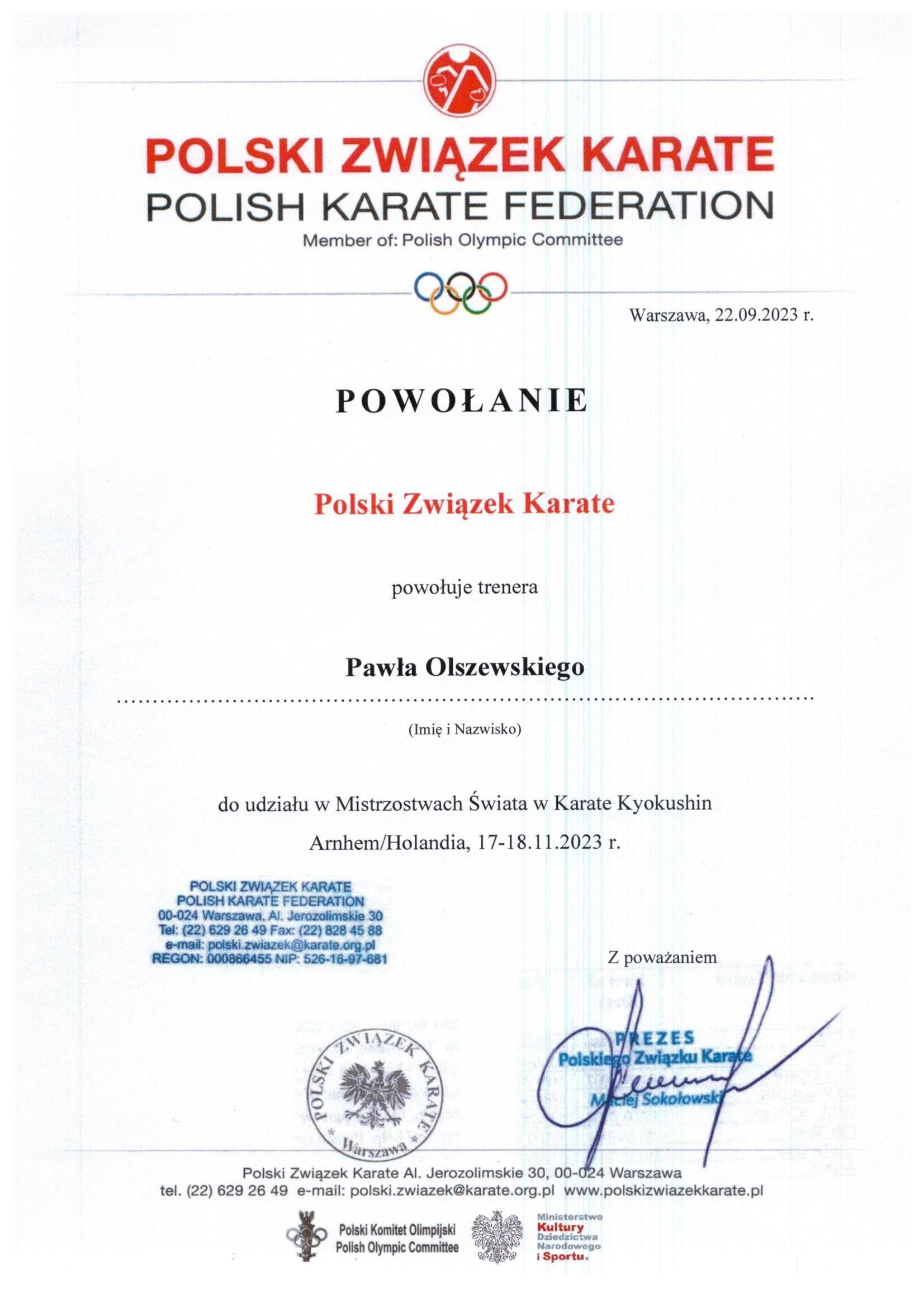 Zdj. nr. 8. Reprezentantki Polski na Mistrzostwach Świata w Karate Kyokushin 