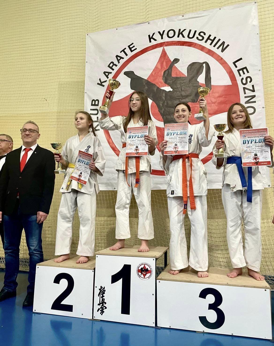 Zdj. nr. 2. VI Ogólnopolski Turniej Karate Kyokushin - 9 marca 2024 r., Brenno k/Leszna