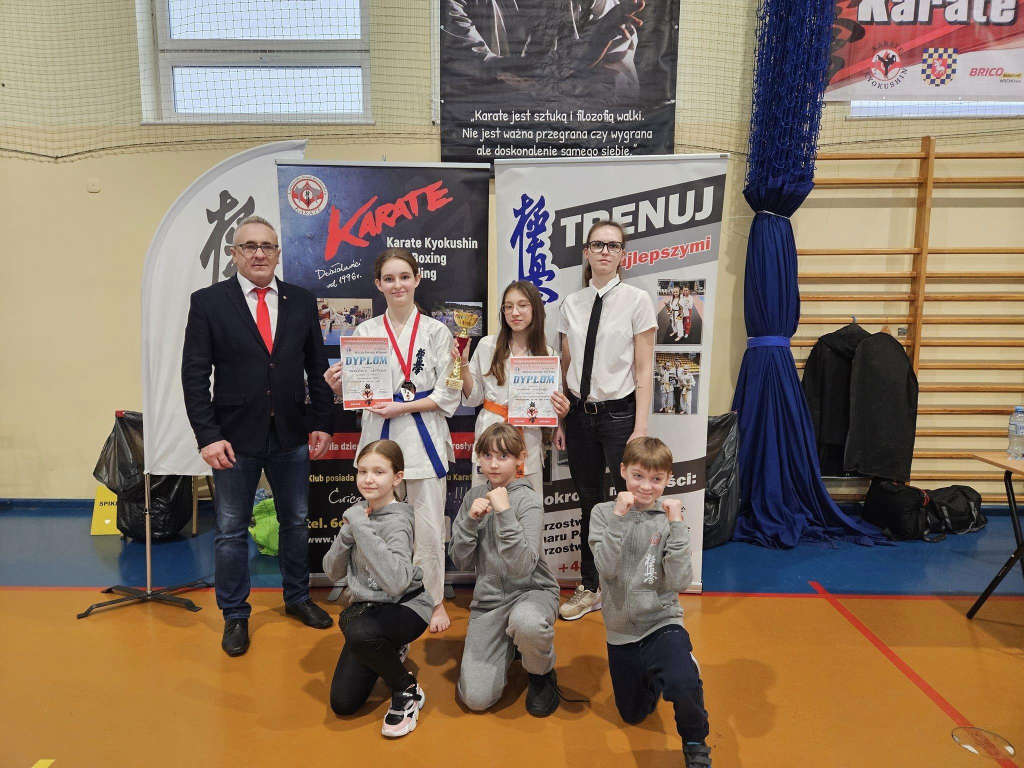 Zdj. nr. 4. VI Ogólnopolski Turniej Karate Kyokushin - 9 marca 2024 r., Brenno k/Leszna