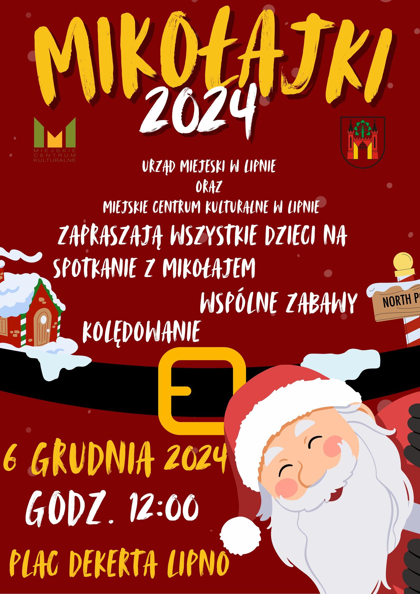 Plakat wydarzenia Mikołajki 2024