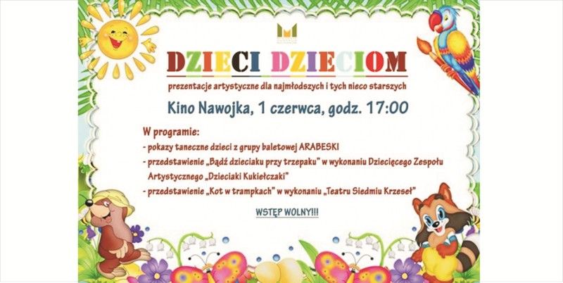 Dzieci Dzieciom - Dzieci Dzieciom - prezentacje artystyczne dla dzieci i młodzieży