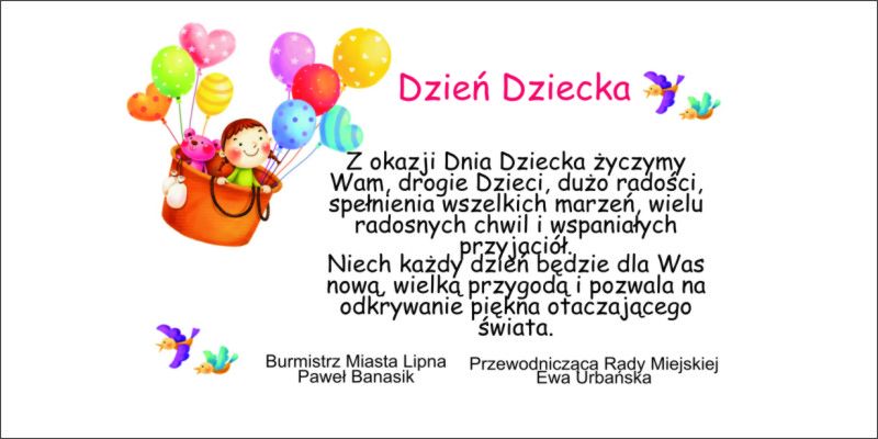 1 czerwca - Dzień Dziecka