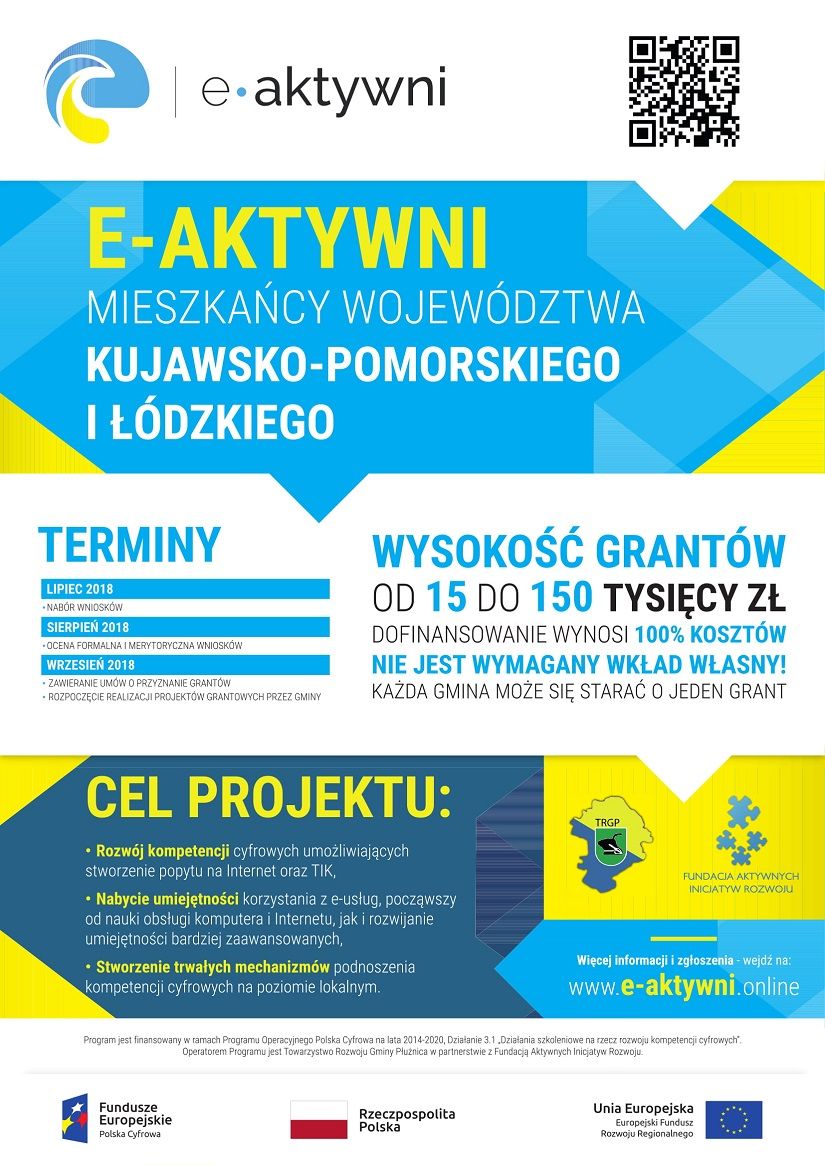 E-aktywni mieszkańcy województwa kujawsko-pomorskiego