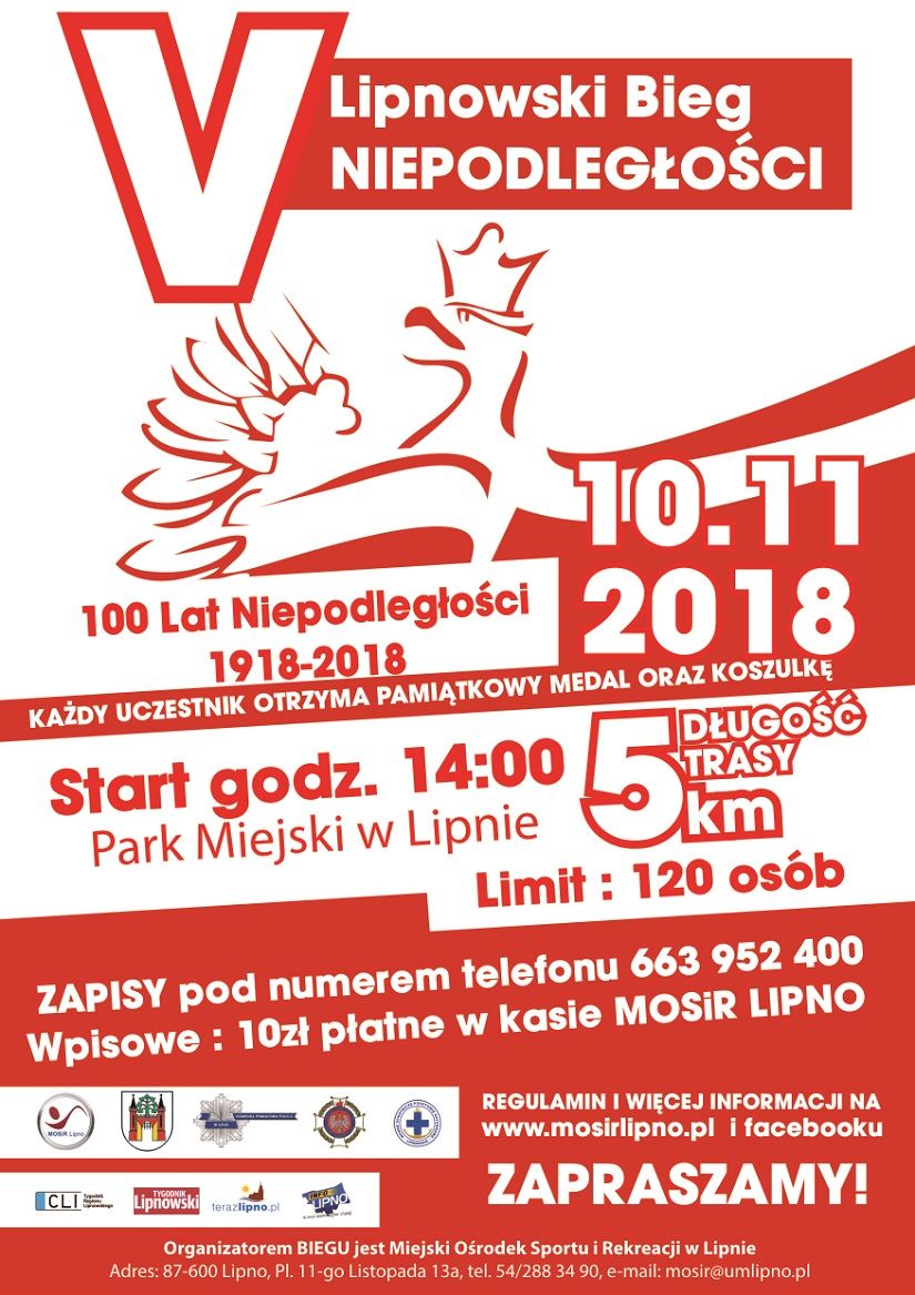 V Lipnowski Bieg Niepodległości