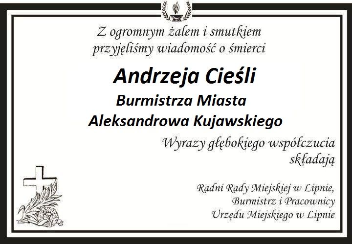 Z głębokim żalem zawiadamiamy...