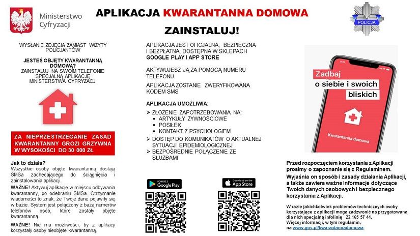 Aplikacja Kwarantanna Domowa