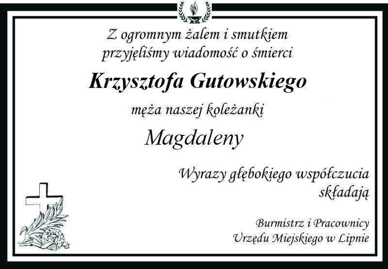 Z głębokim żalem zawiadamiamy...