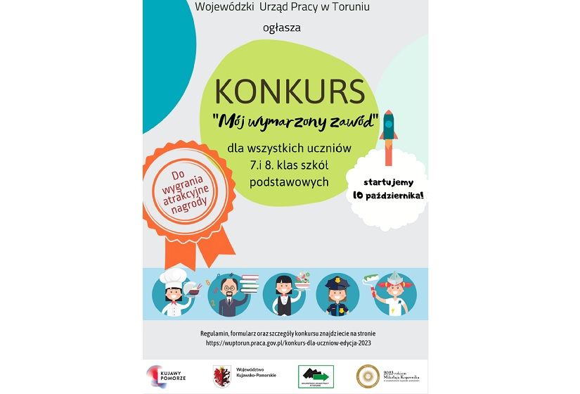 Ogłoszenie o konkursie Mój wymarzony zawód