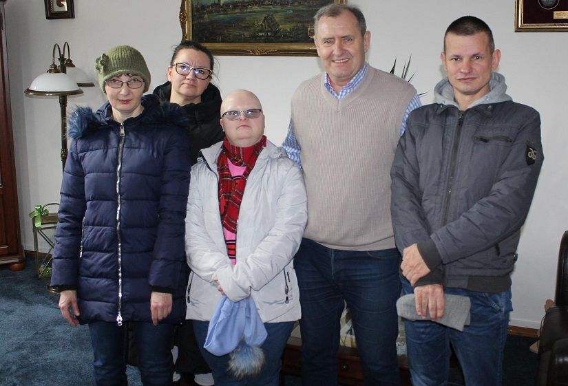 Wizyty z życzeniami świątecznymi w  lipnowskim ratuszu