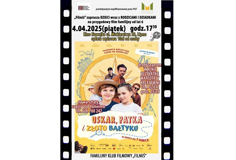 Familijny Klub Filmowy „Filmiś” zaprasza na film