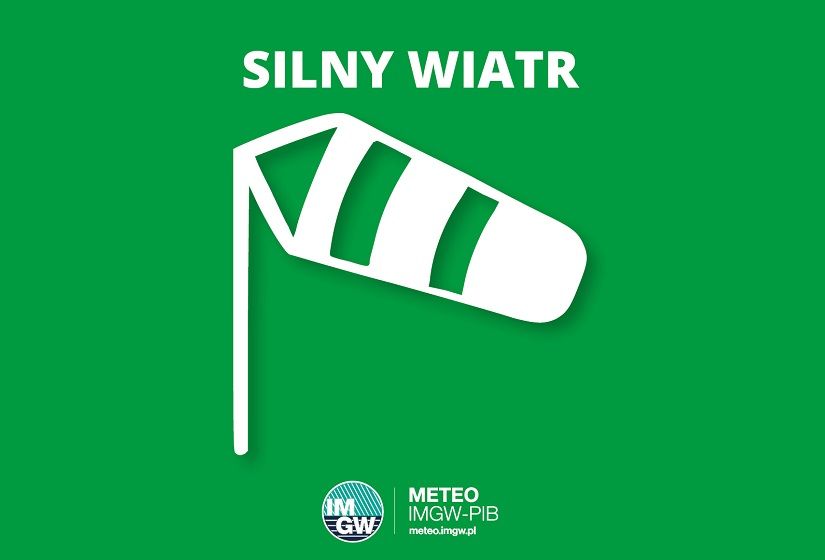 Ostrzeżenia meteorologiczne: Silny wiatr