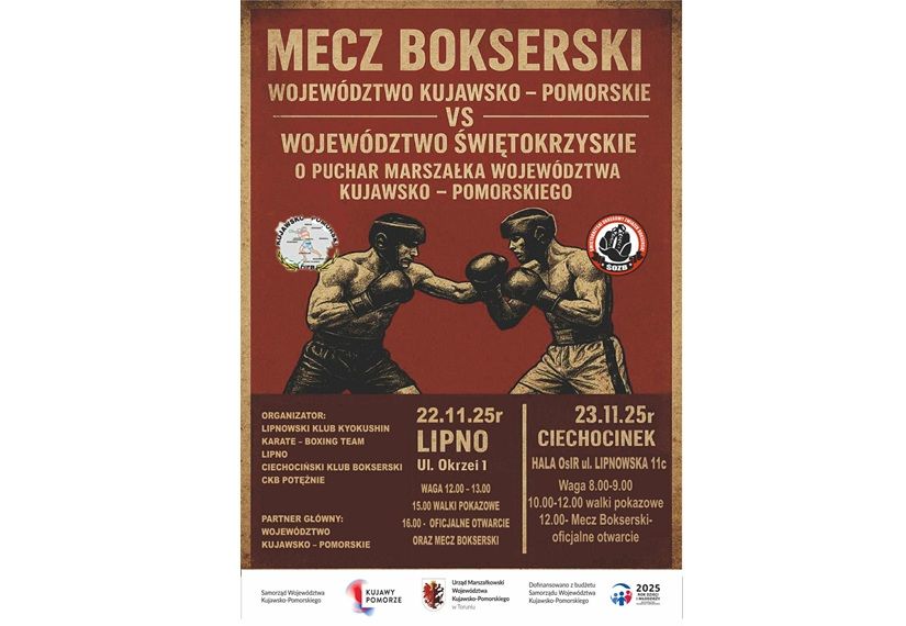 Mecz Bokserski Województwo Kujawsko - Pomorskie vs Województwo Świętokrzyskie