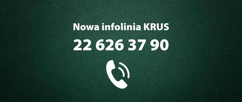 Ruszyła nowa infolinia KRUS