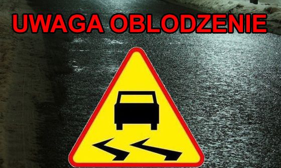 (Aktualizacja 2.01.2026 r.) Ostrzeżenia meteorologiczne: oblodzenie