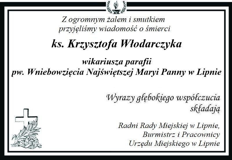 Z głębokim żalem zawiadamiamy...