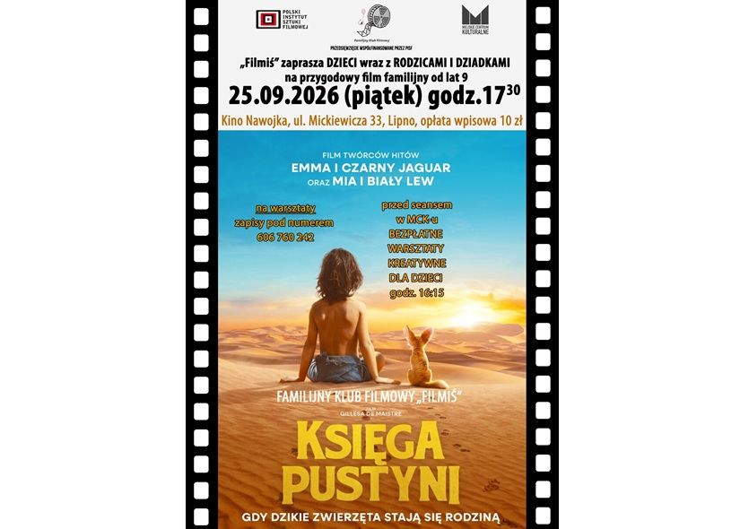Familijny Klub Filmowy „Filmiś” zaprasza na film
