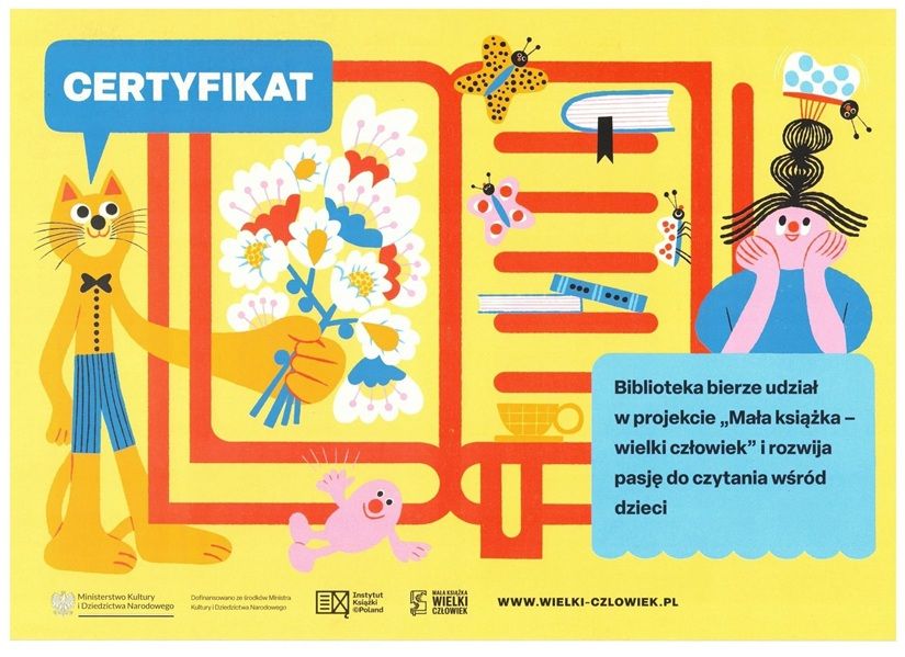 Mała książka – wielki człowiek” - informacja o projekcie