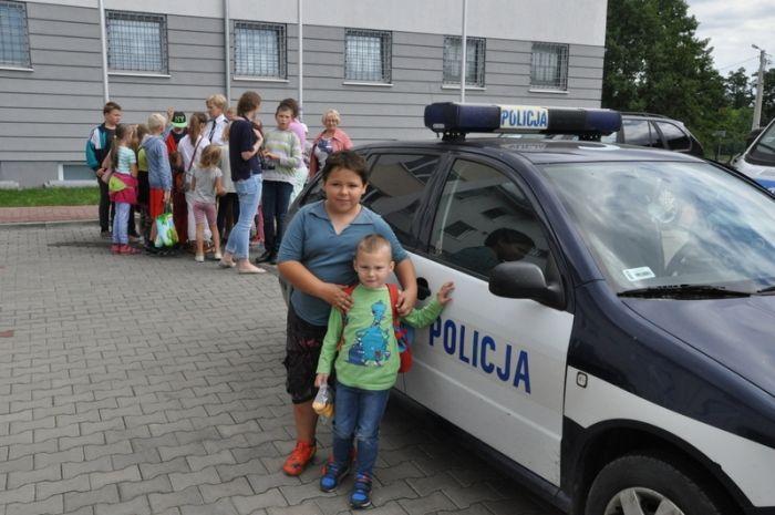 Zdj. nr. 22. Wizyta w Komendzie Państwowej Straży Pożarnej i Komendzie Powiatowej Policji