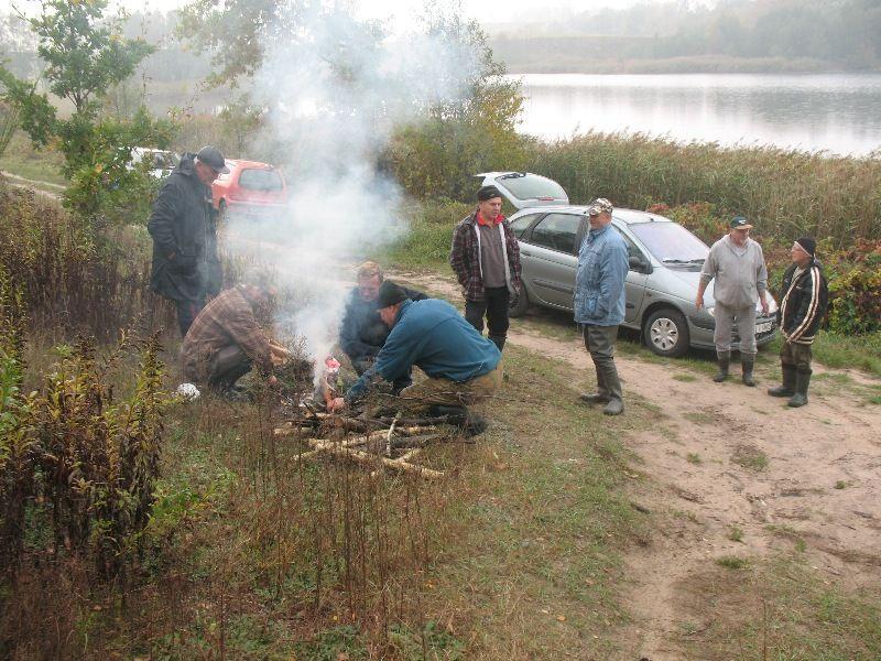 Zdj. nr. 9. Sprzątanie jeziora Borowiec