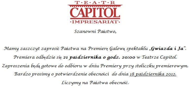 Towarzystwo na premierze 