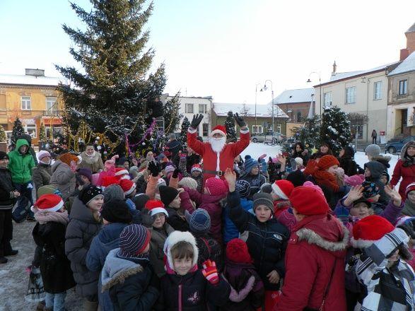 Radosne spotkanie z Mikołajem