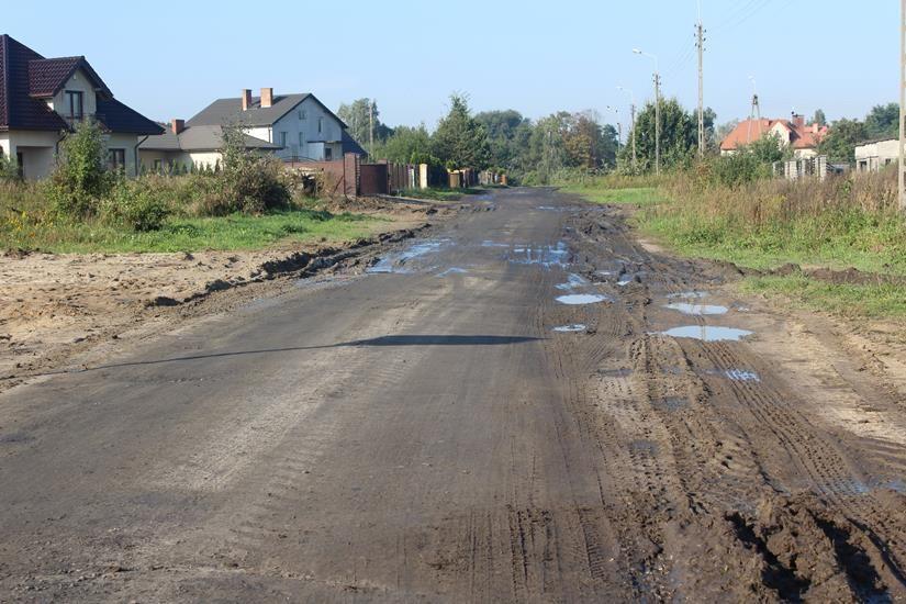 Zdj. nr. 3. Przebudowa ulicy Bukowej w Lipnie II