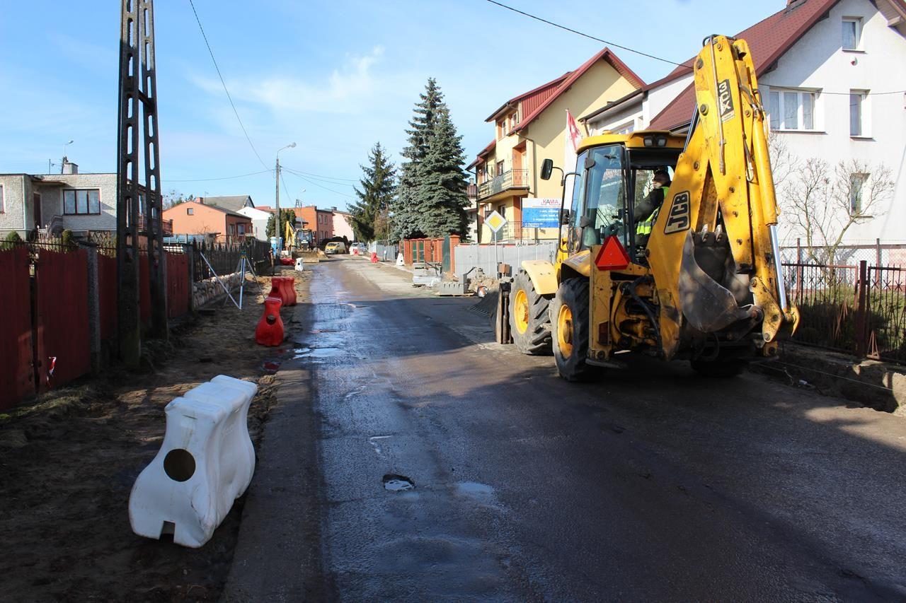 Przebudowa ulicy Ogrodowej w Lipnie