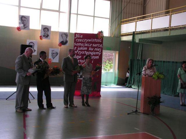 Zdj. nr. 5. Jubileusz w Gimnazjum - maj 2009