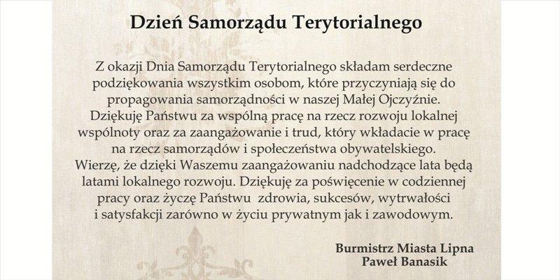 27 maja - Dzień Samorządu Terytorialnego