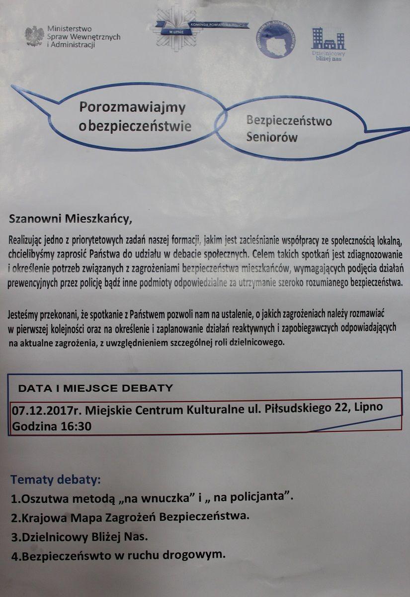 Porozmawiajmy o bezpieczeństwie - debata społeczna