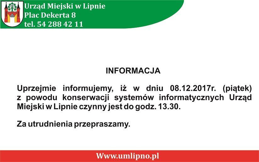 Informacja dla mieszkańców