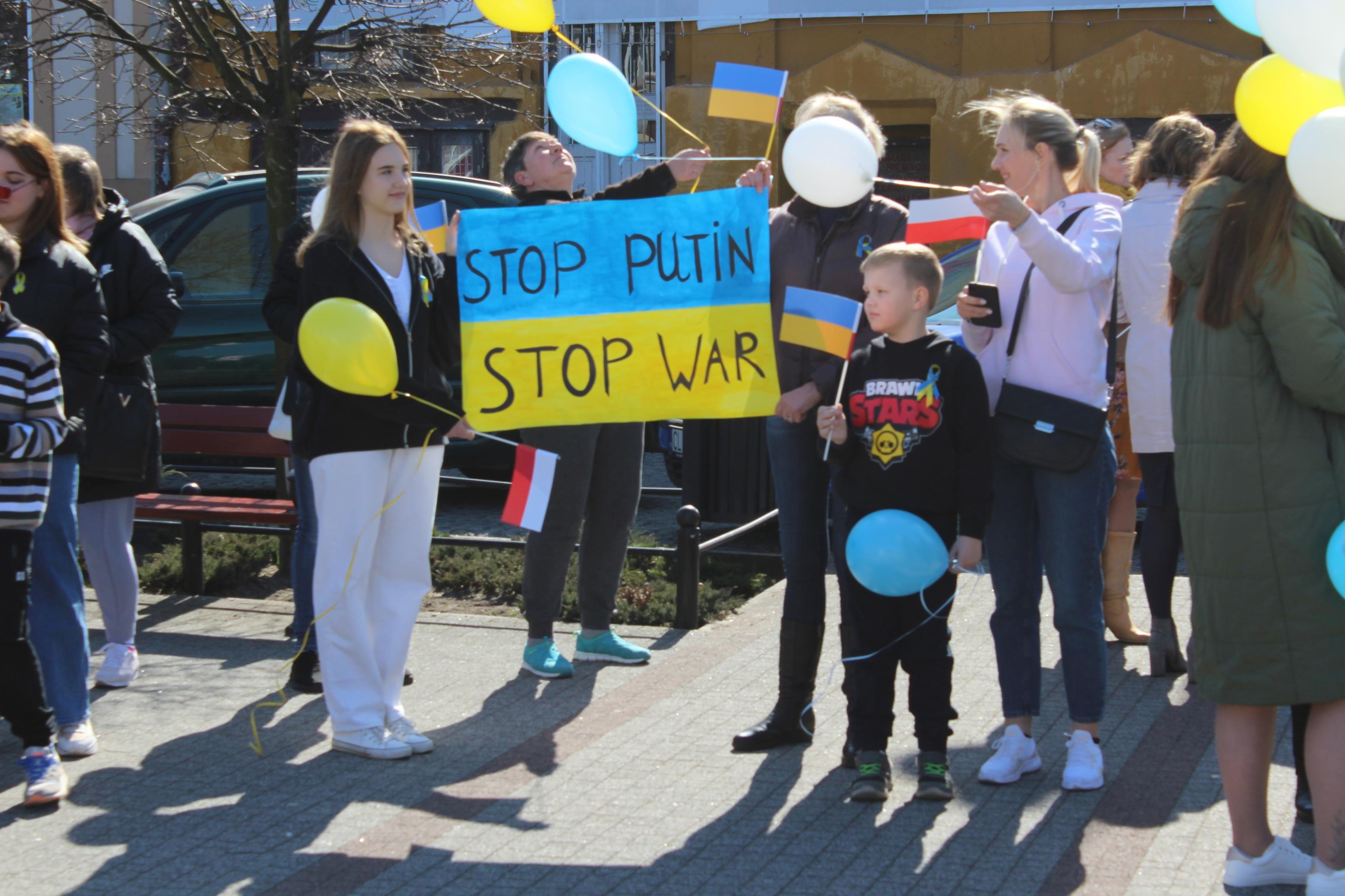 Zdj. nr. 5. Spotkanie na rzecz solidarności z narodem ukraińskim - 24 marca 2022 r.