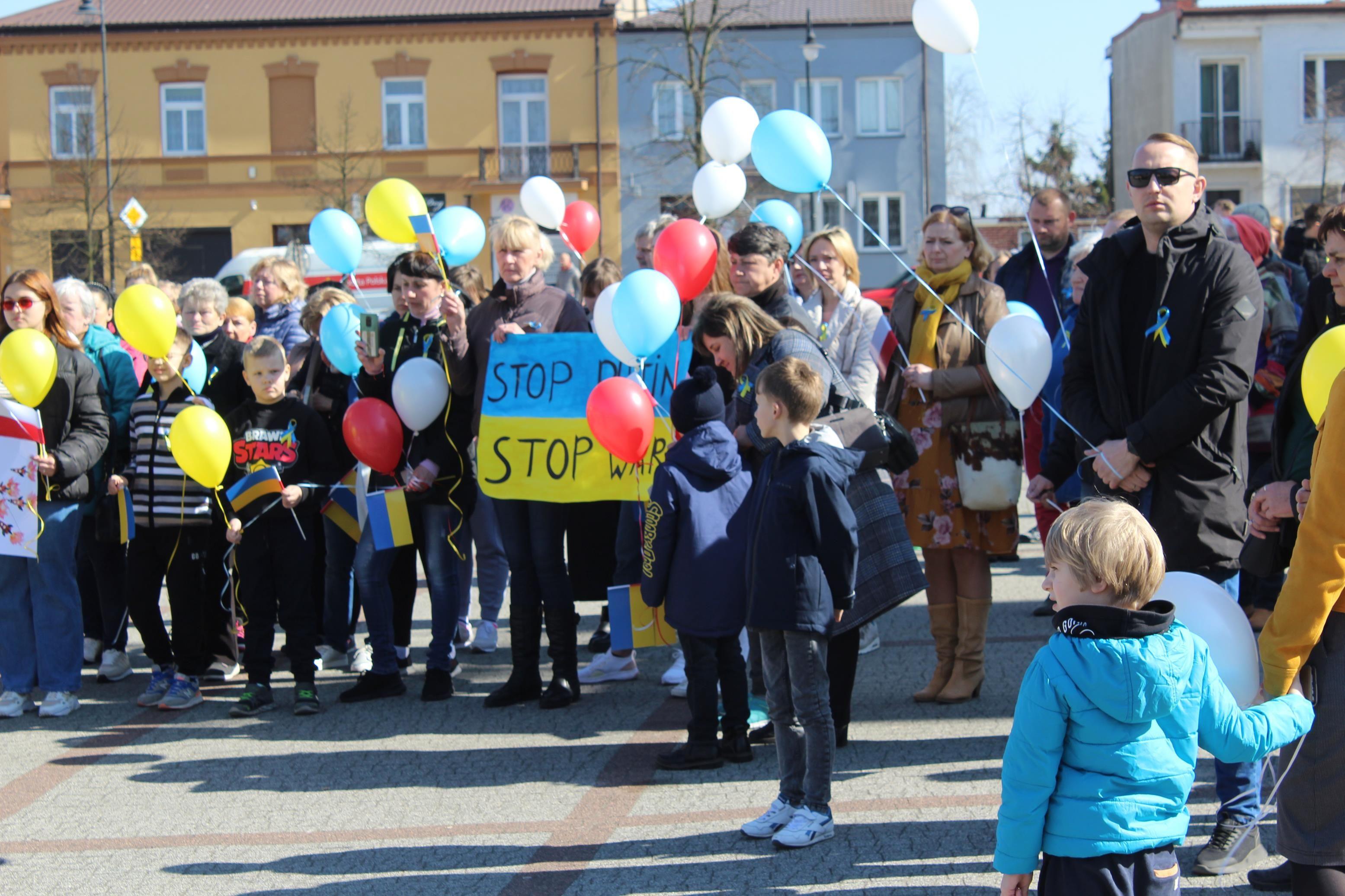 Zdj. nr. 14. Spotkanie na rzecz solidarności z narodem ukraińskim - 24 marca 2022 r.