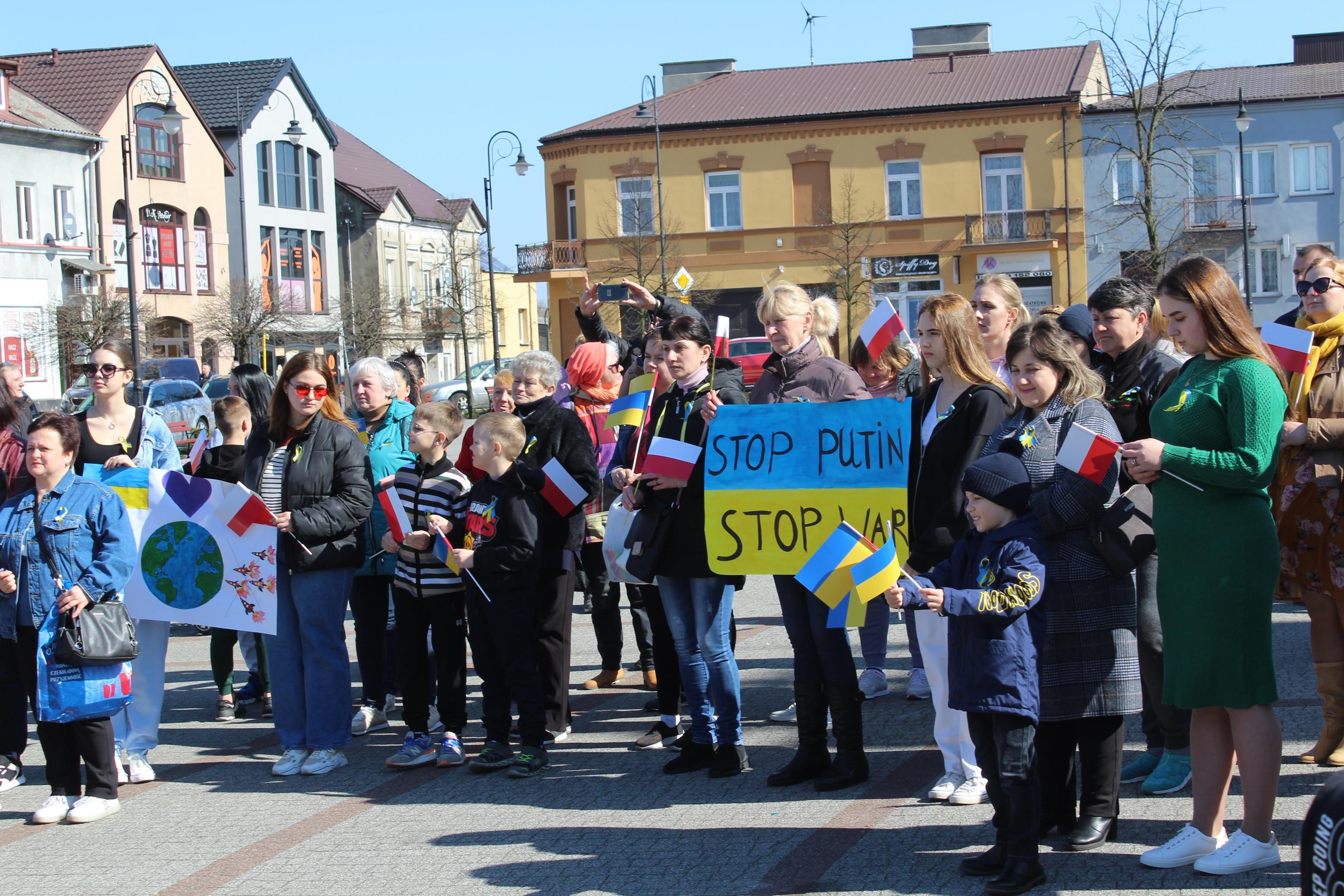 Zdj. nr. 28. Spotkanie na rzecz solidarności z narodem ukraińskim - 24 marca 2022 r.