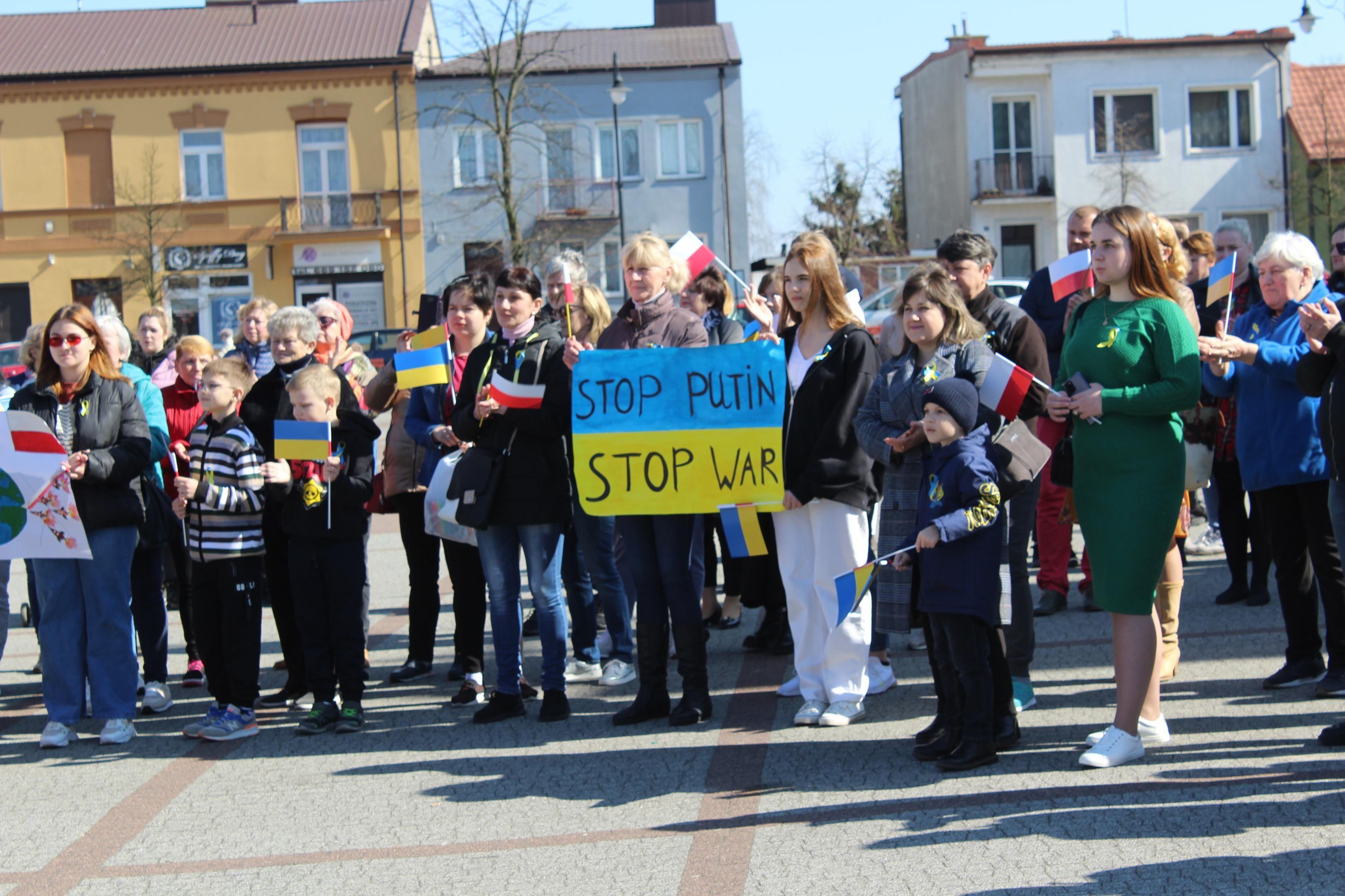 Zdj. nr. 31. Spotkanie na rzecz solidarności z narodem ukraińskim - 24 marca 2022 r.