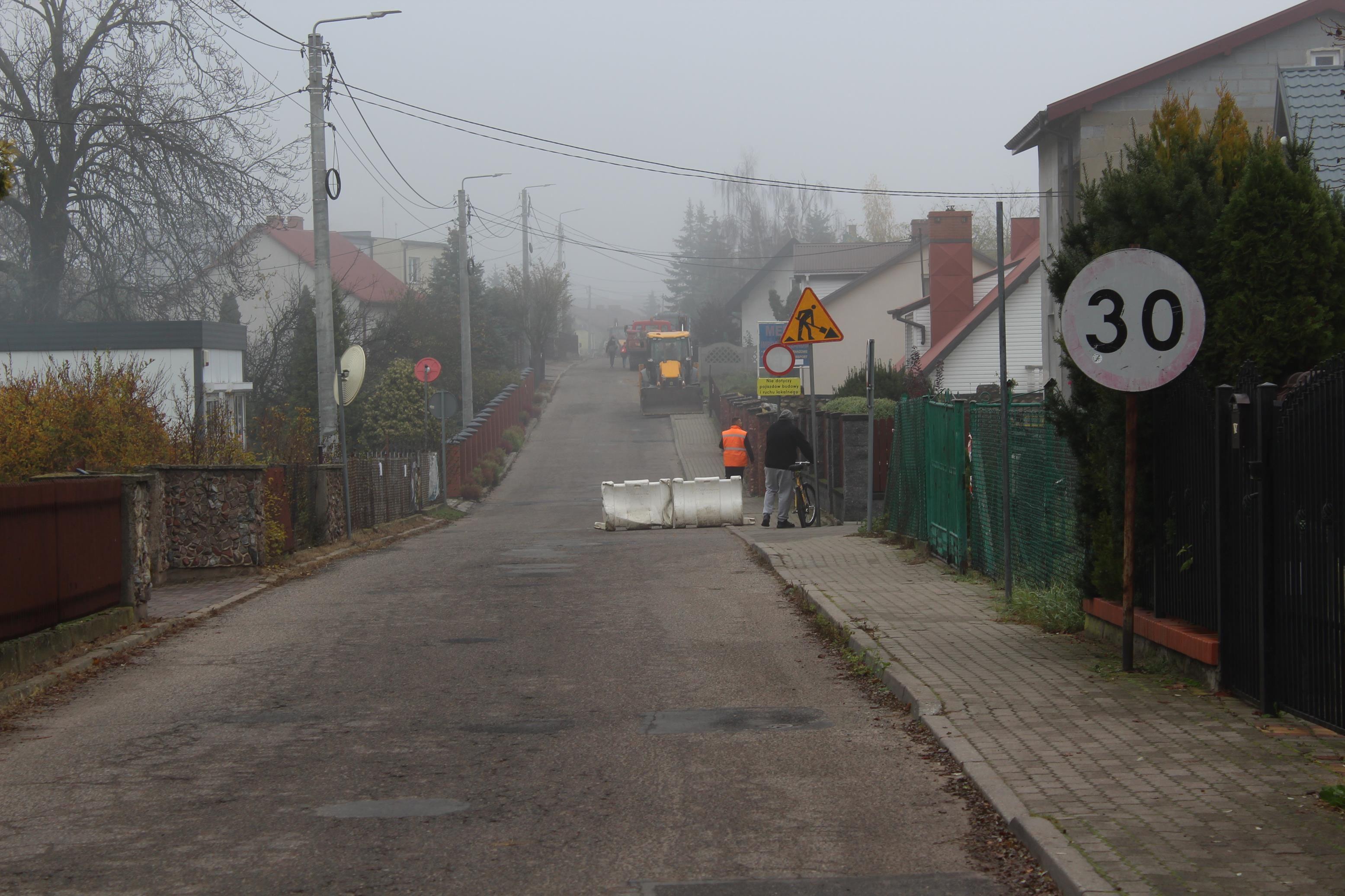 remont ul. Łącznej i ul. Okrężnej w Lipnie