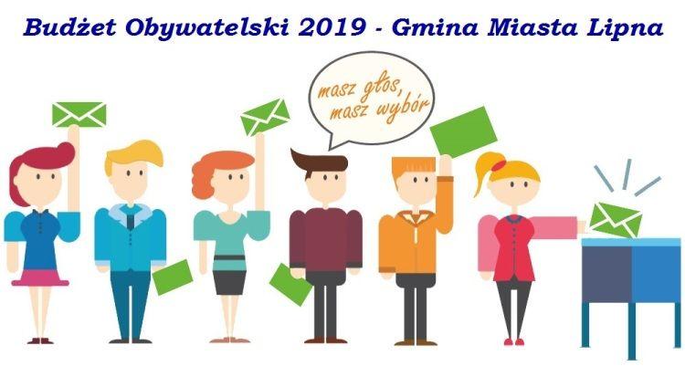 Budżet partycypacyjny dla Gminy Miasta Lipna 2019