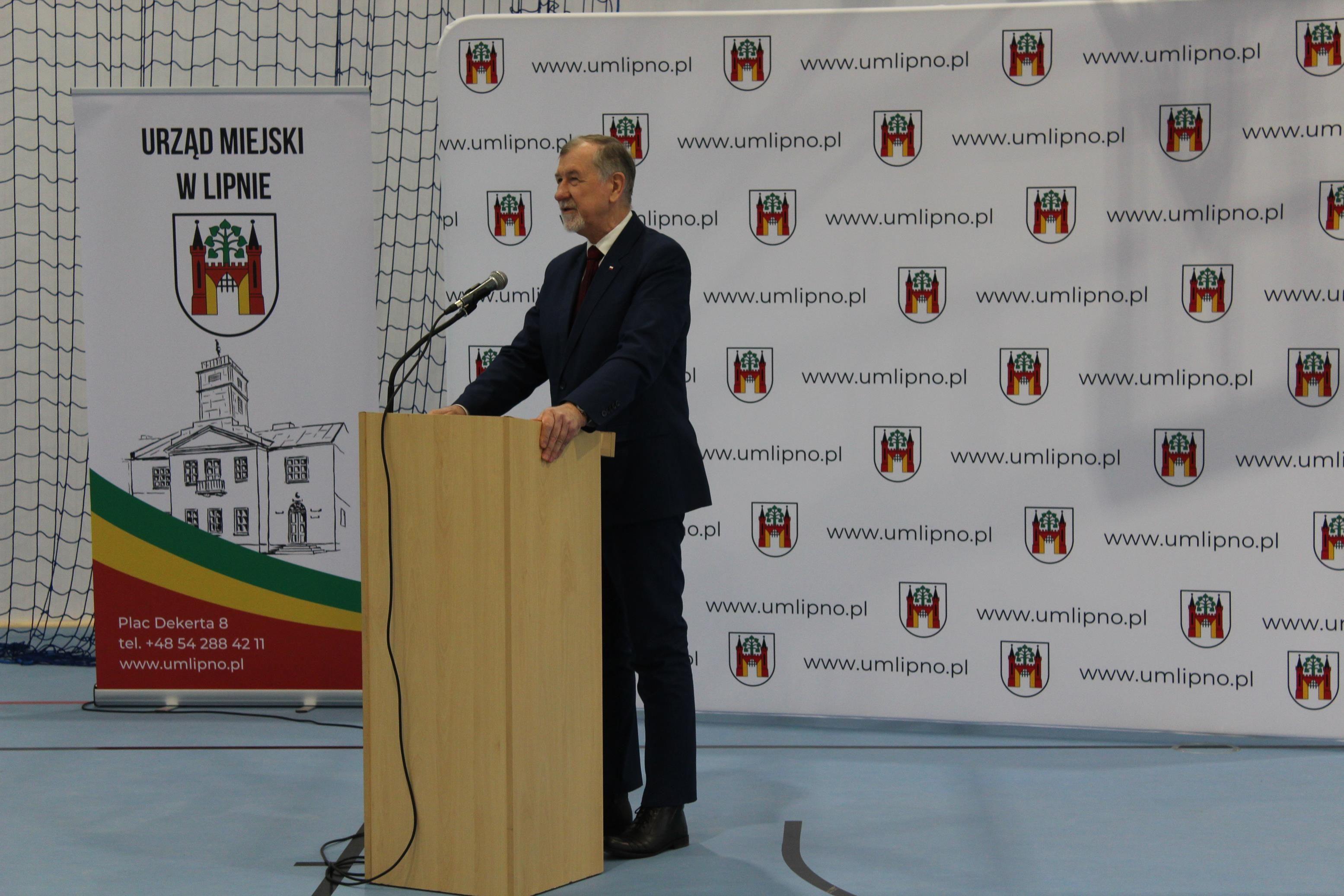 Zdj. nr. 104. Otwarcie hali sportowej przy SP 3 w Lipnie - 10 lutego 2023 r.