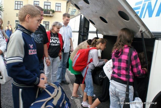 Wyjazd dzieci z MKRPA na kolonie - sierpień 2010