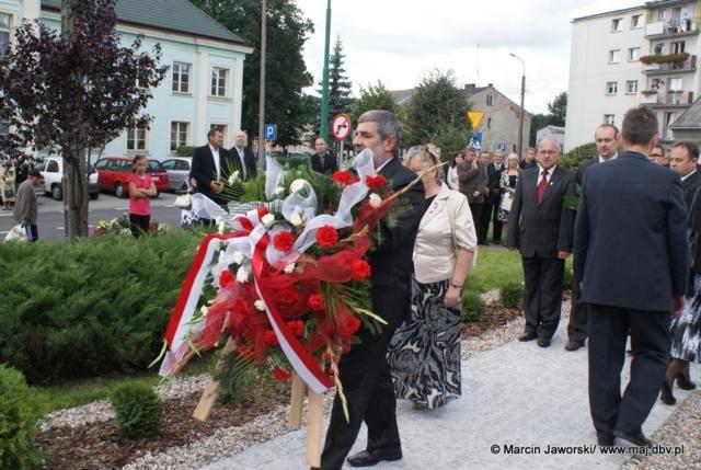 Zdj. nr. 30. Odsłonięcie obelisku XXX-lecia Solidarności - 5 września 2010