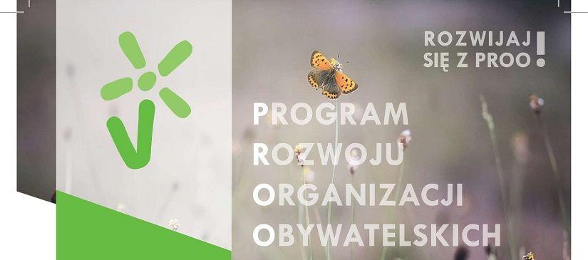  Program Rozwoju Organizacji Obywatelskich - zaproszenie na spotkania informacyjne