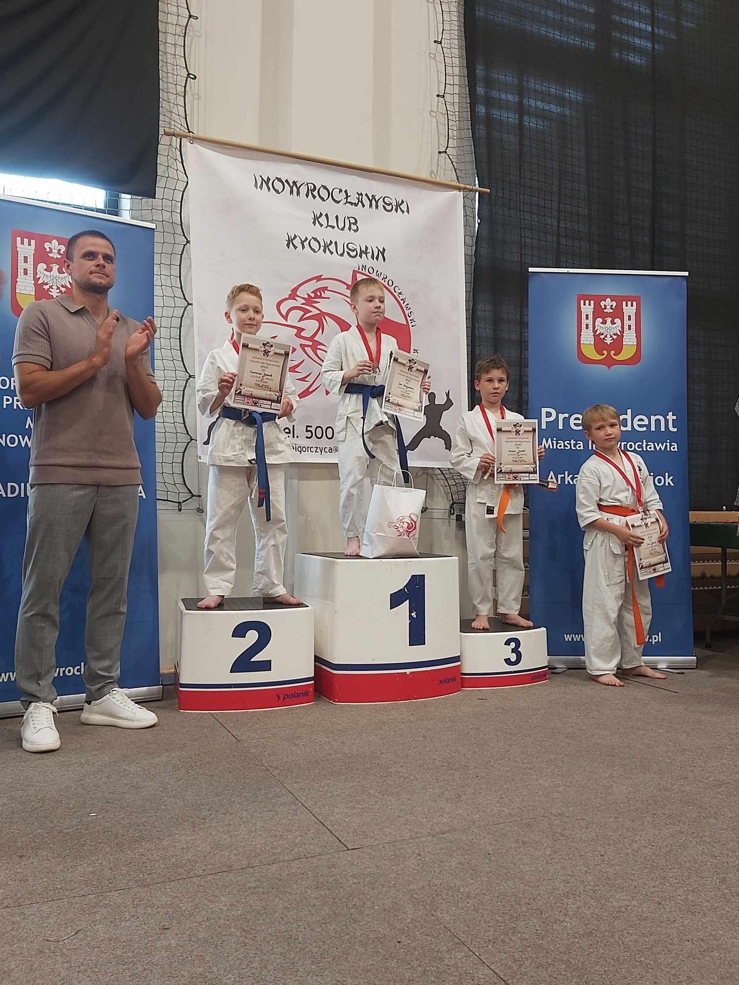 Zdj. nr. 6. Ogólnopolski Turniej Karate Kyokushin Young Samuraj - 8 czerwca 2024 r., Inowrocław
