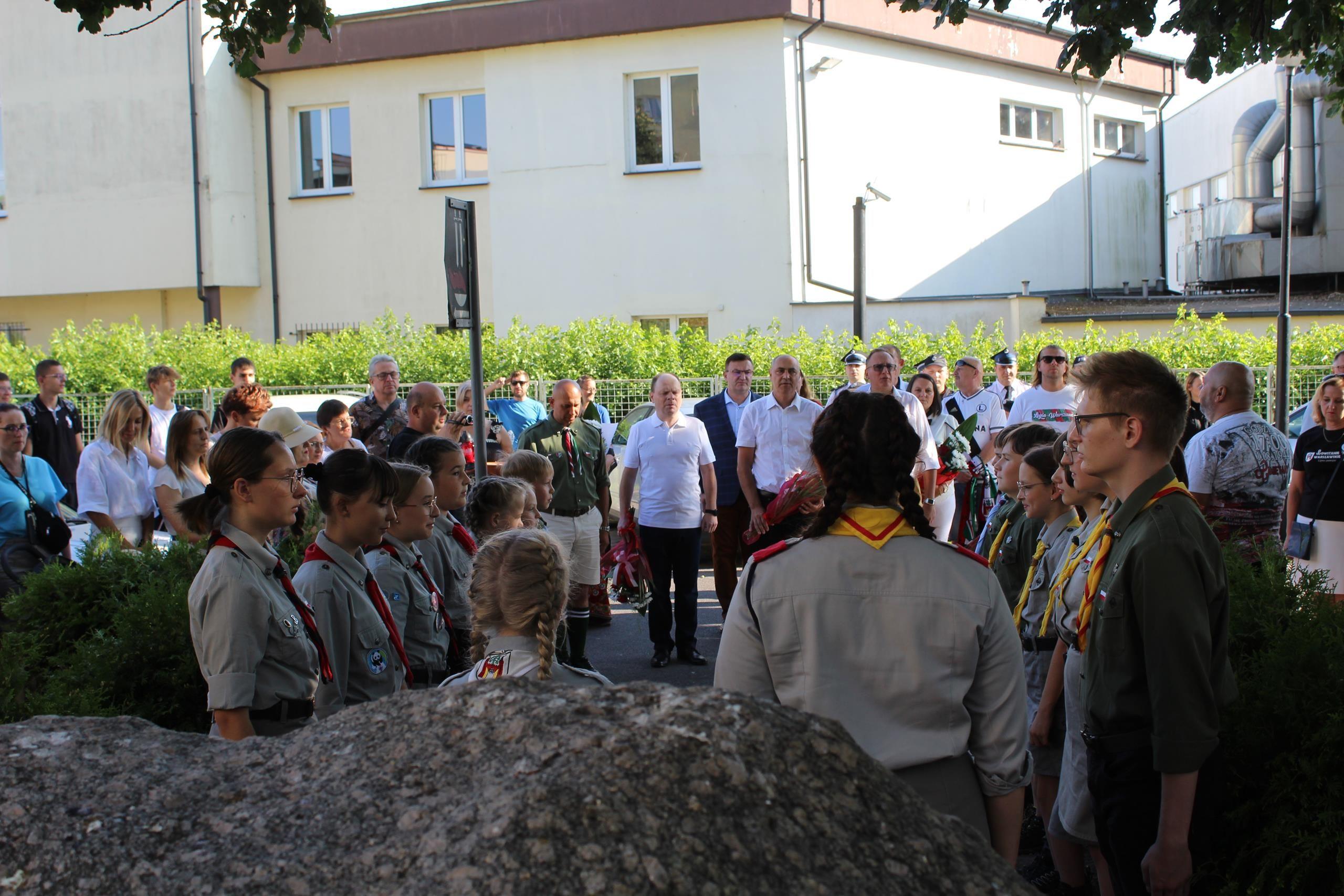 Zdj. nr. 12. Lipnowskie obchody 80. rocznicy wybuchu Powstania Warszawskiego - 1 sierpnia 2024 r.