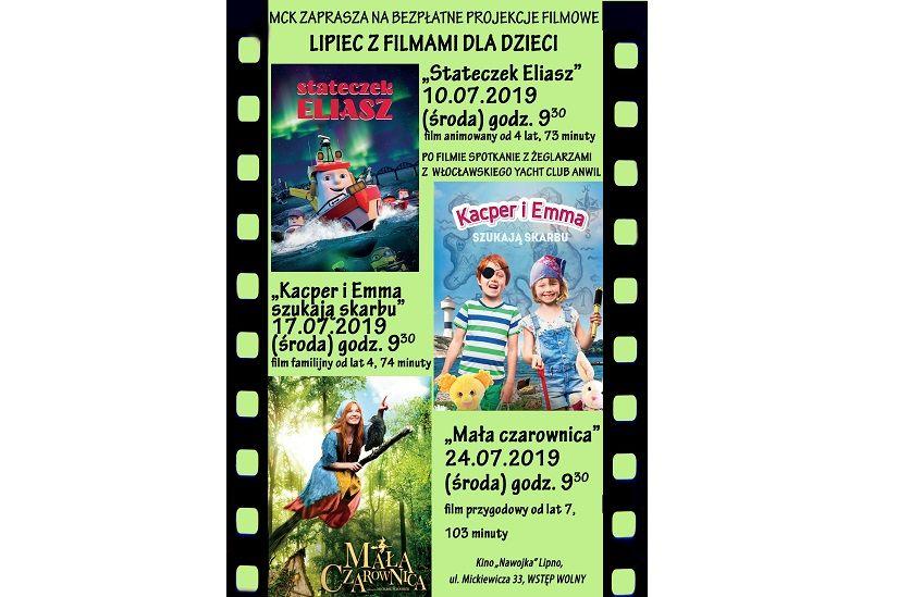 Lipiec z filmami dla dzieci