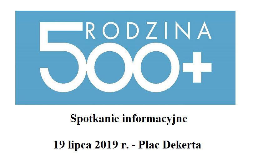 Rodzina 500+ Spotkanie informacyjne