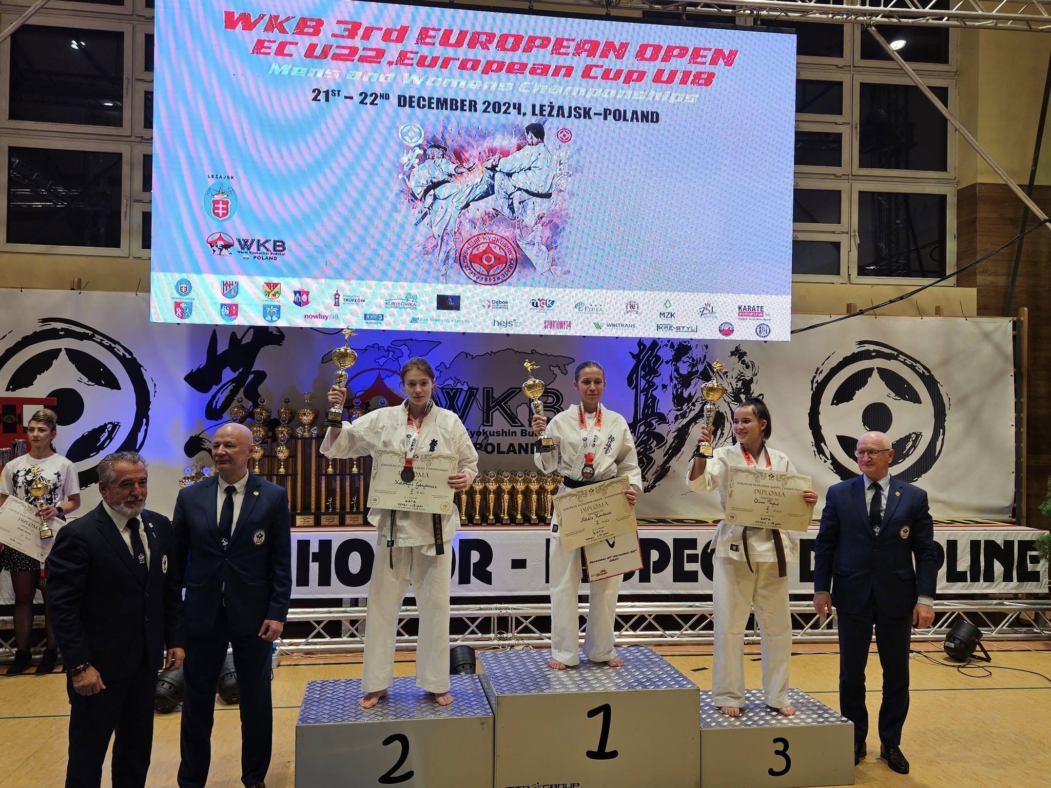 Zdj. nr. 1. Mistrzostwa Europy w Karate Kyokushin WKB - 21-22.12.2024 r., Leżajsk