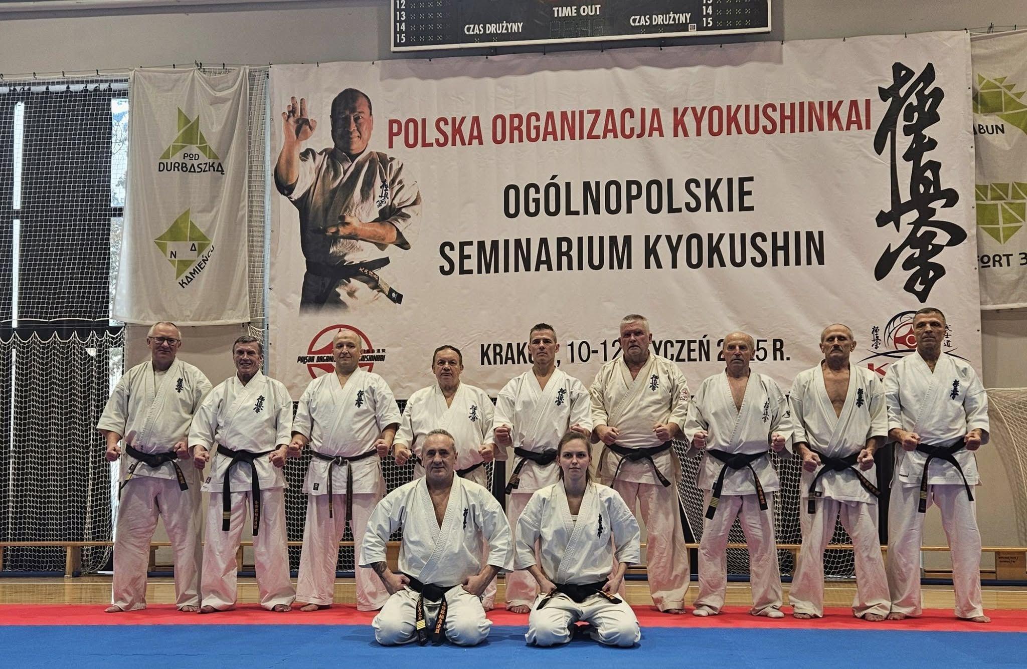 Zdj. nr. 7. Ogólnopolskie Seminarium Karate Kyokushin - 10-12.01.2025 r., Kraków