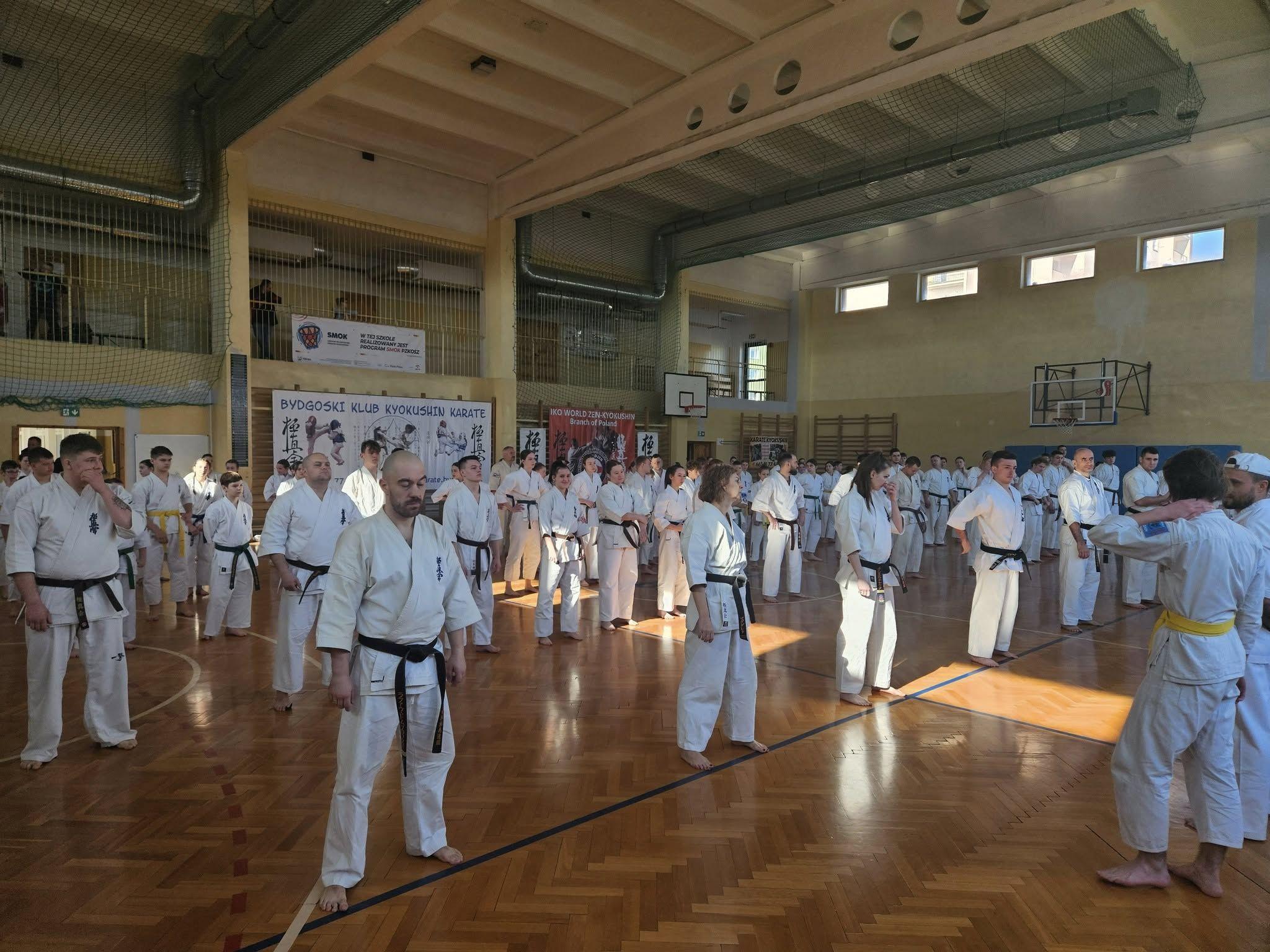 Zdj. nr. 3. Seminarium kumite Karate Kyokushin - 22 lutego 2025 r., Bydgoszcz